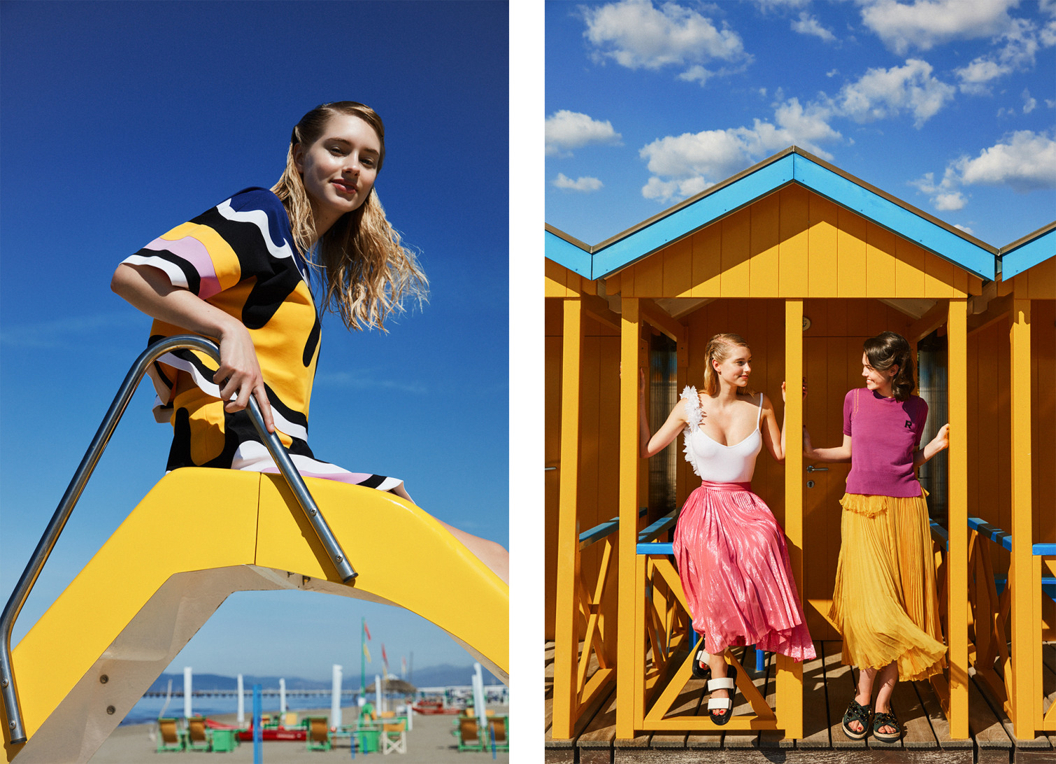 Dive In - editorial beach