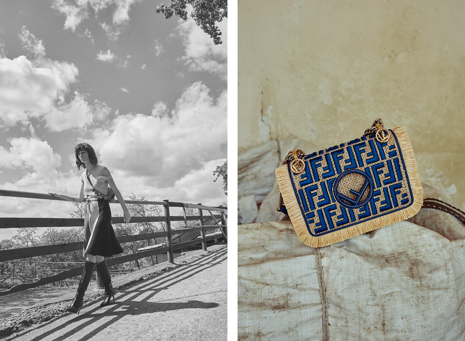 Landpartie - Fendi Straw Bag