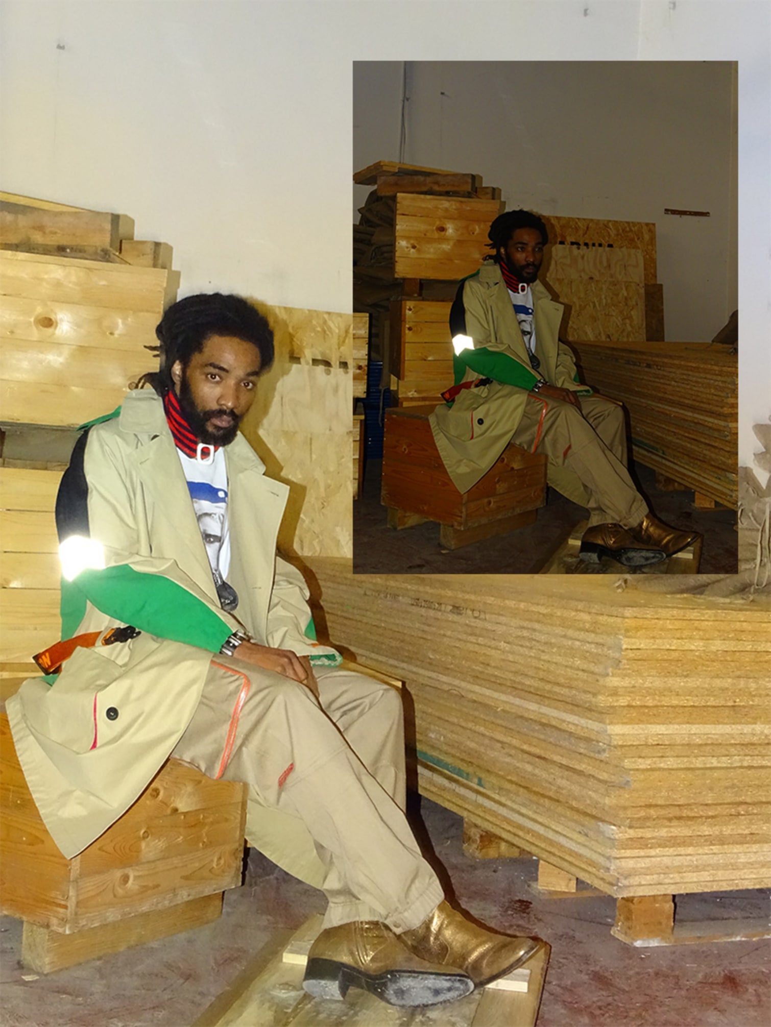 YOUTH - Ermanno wearing Heron Preston, Raf Simons & JW Anderson