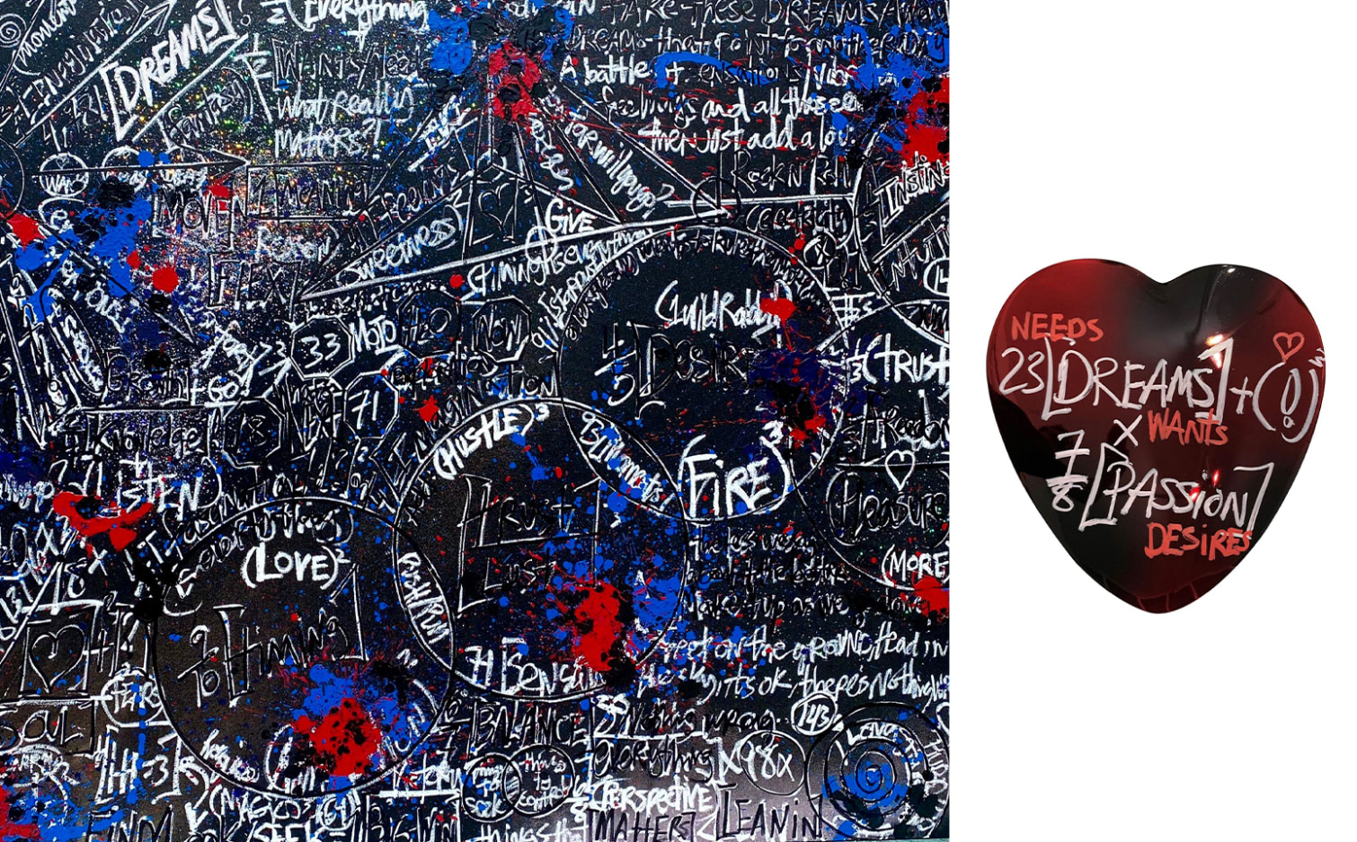 Time Moves Fast & Red Heart 2021, courtesy of Brendan Murphy Studios.