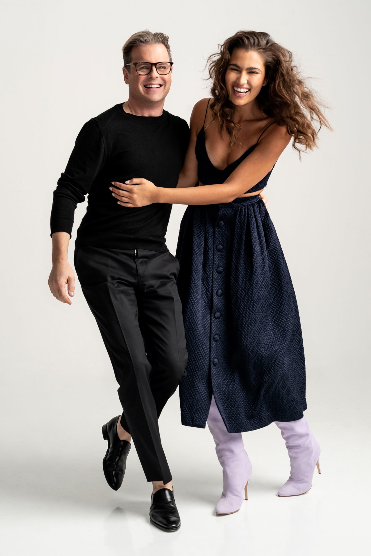 Icons of American Fashion - VICTOR GLEMAUD Dress. MANOLO BLAHNIK Heels.