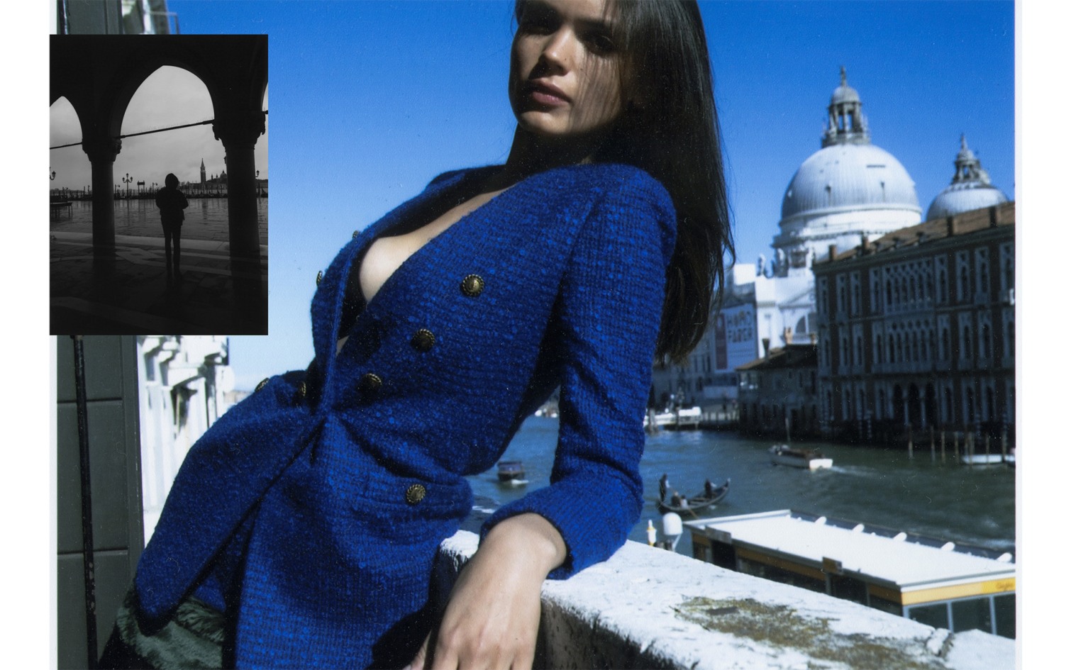 LUISAVIAROMA SAINT LAURENT Blazer & Skirt.