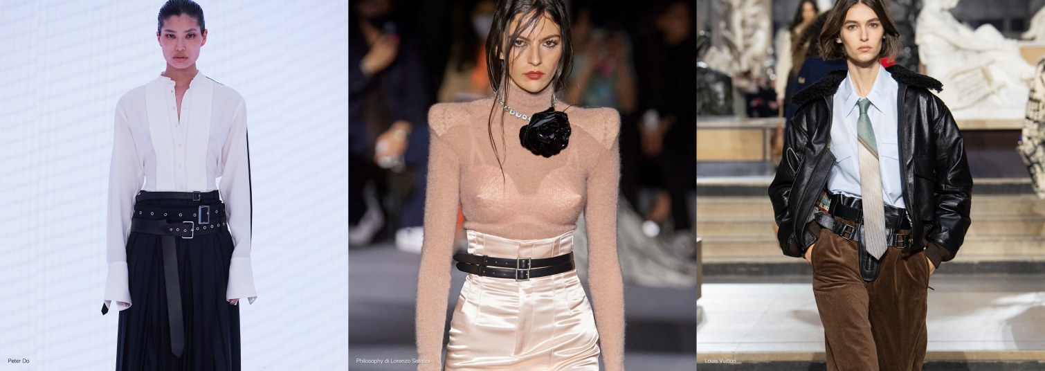 belts: runway looks