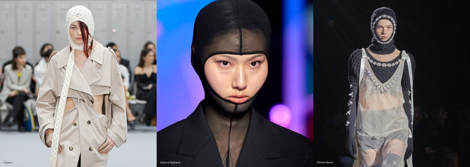 balaclava runway looks