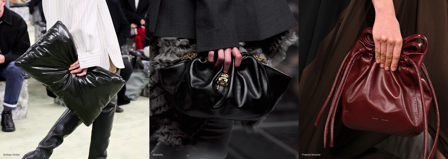 Soft volume handbags