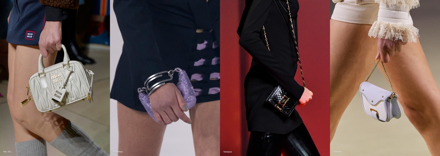 mini bags: runway looks