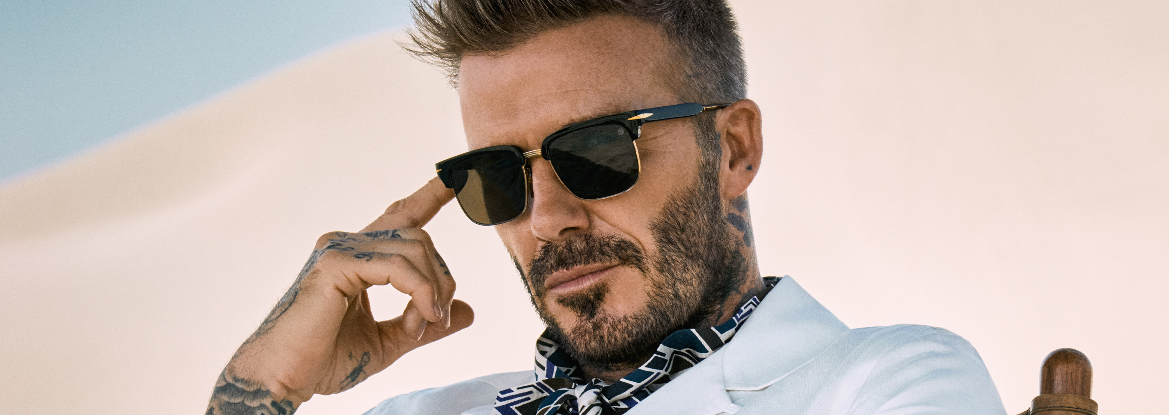 Conversando con David Beckham: la nueva colección DB Eyewear