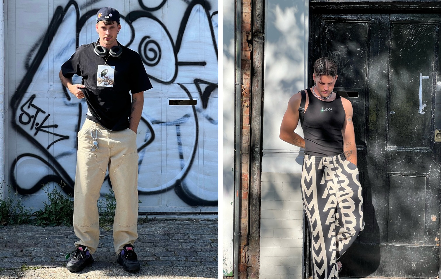 Hamish Powell street style with looks from LVR.