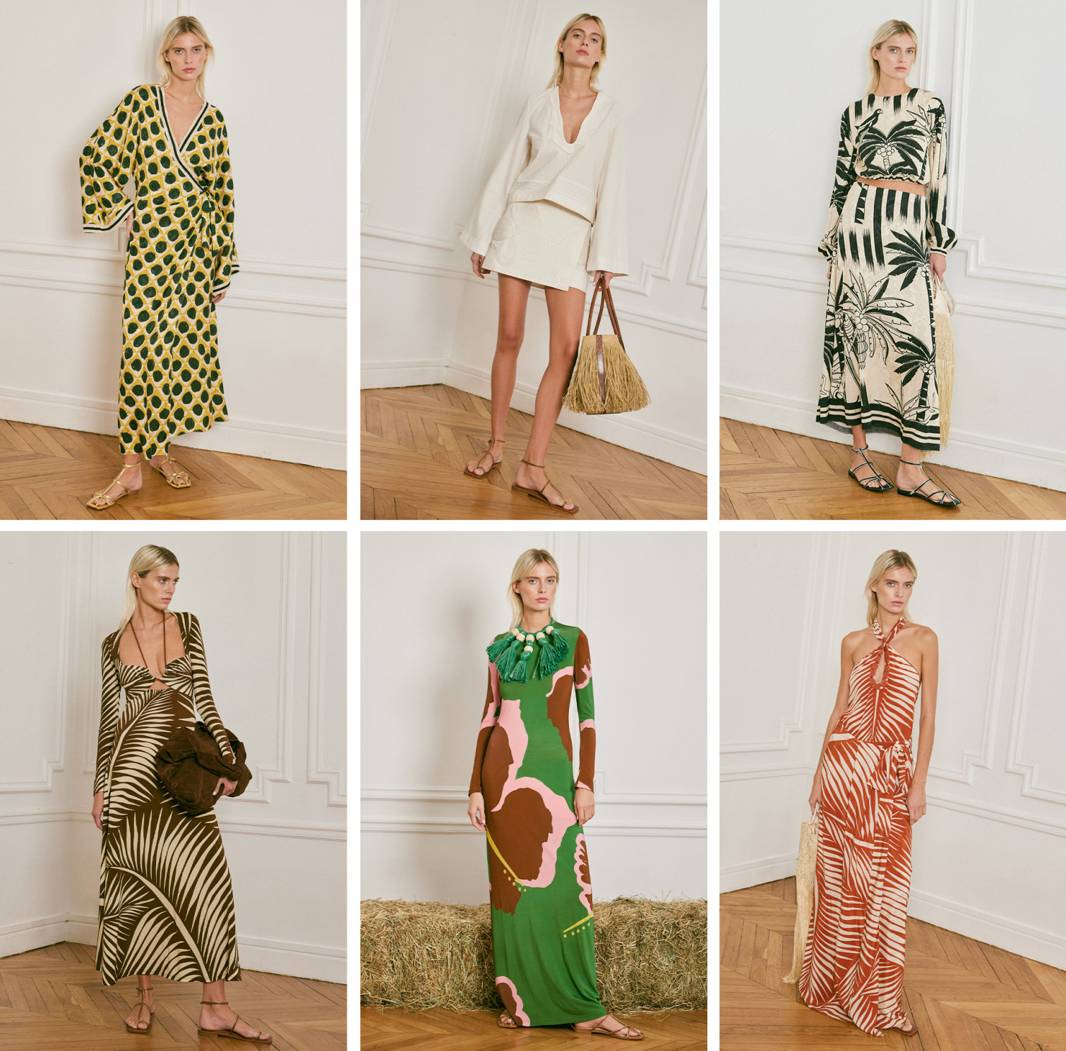 Johanna Ortiz all over printed dresses