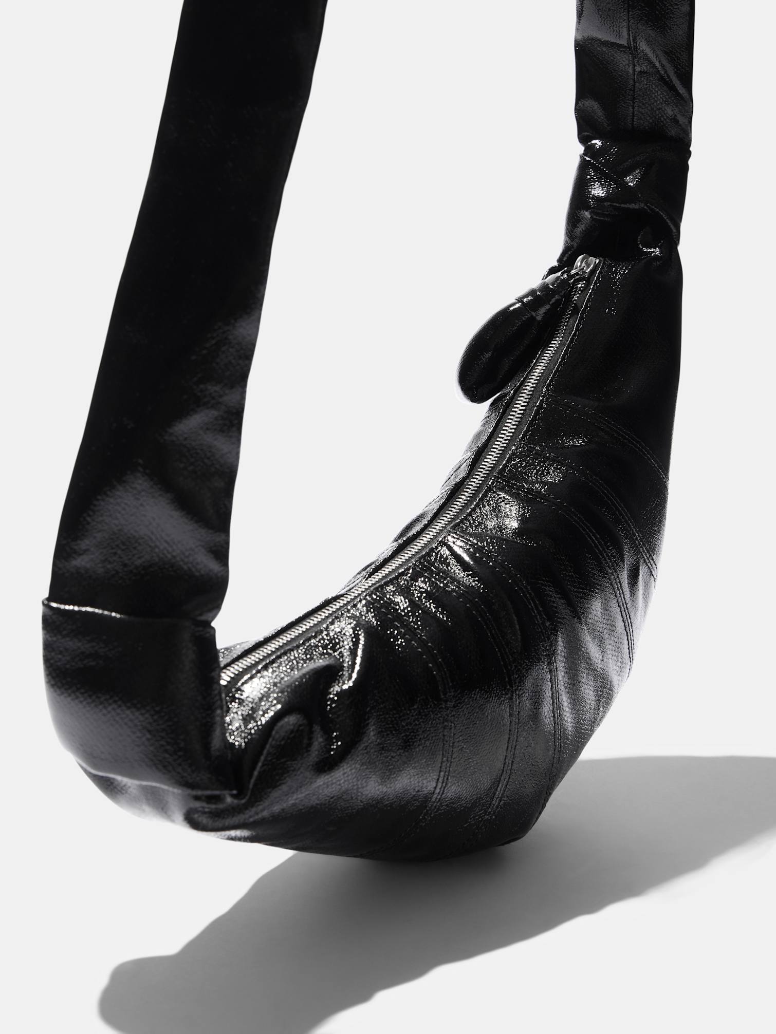 Lemaire Croissant leather crossbody bag