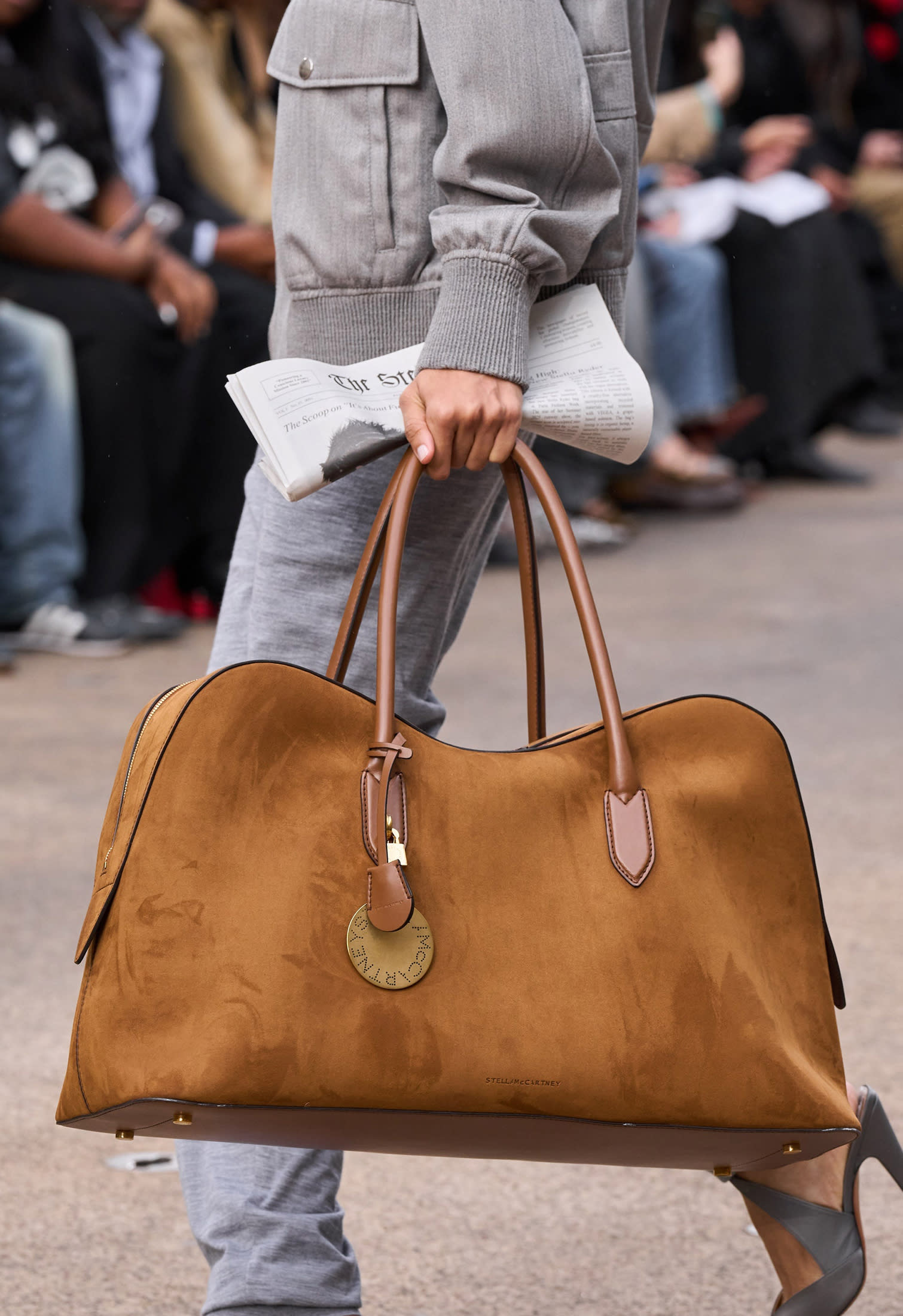 麂皮托特包造型