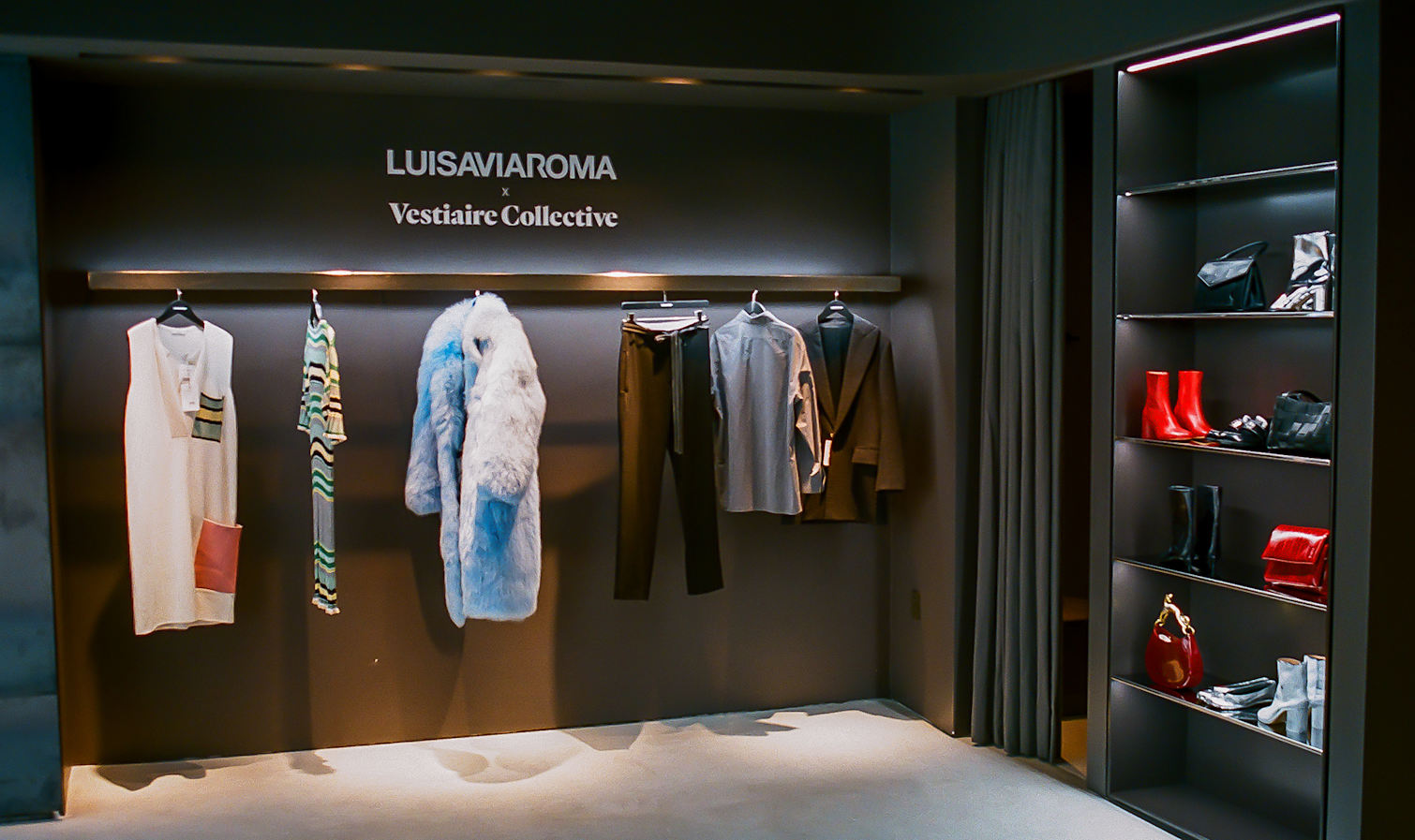 ニューヨーク店に、Vestiaire Collectiveのデザイナーズビンテージセレクション専用コーナーがオープン