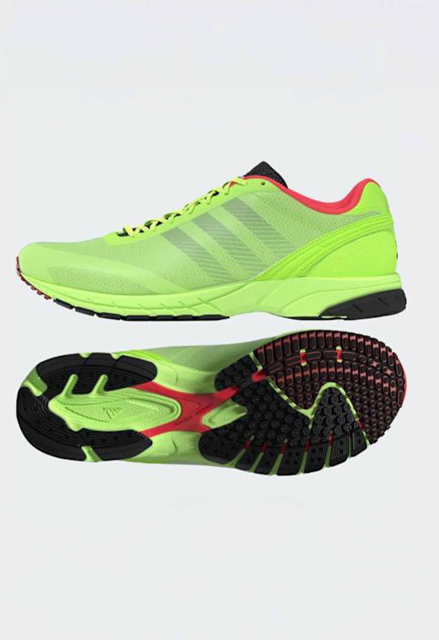 Neon running sneakers by adidas Originals
