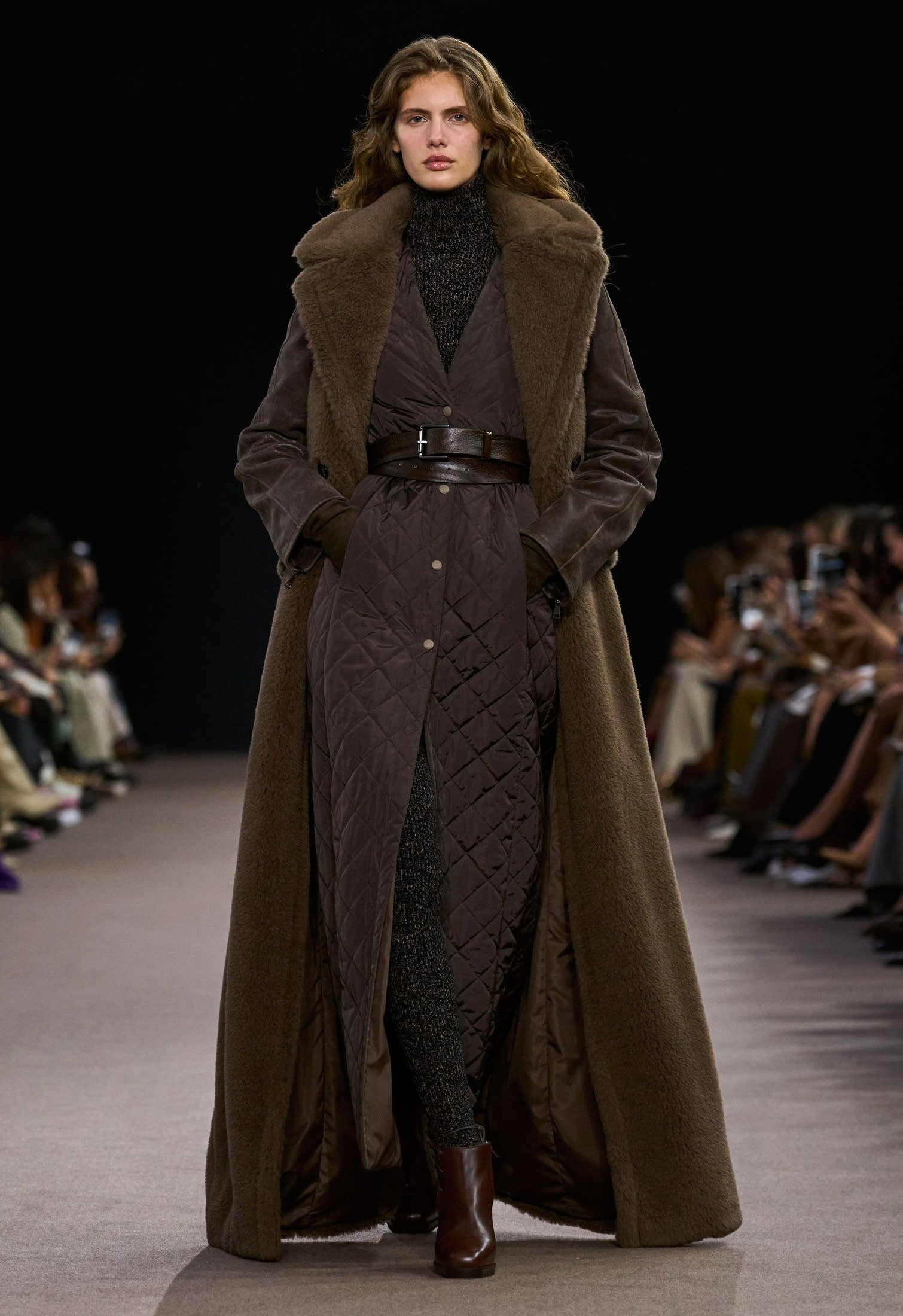 Winter look with ankle boots