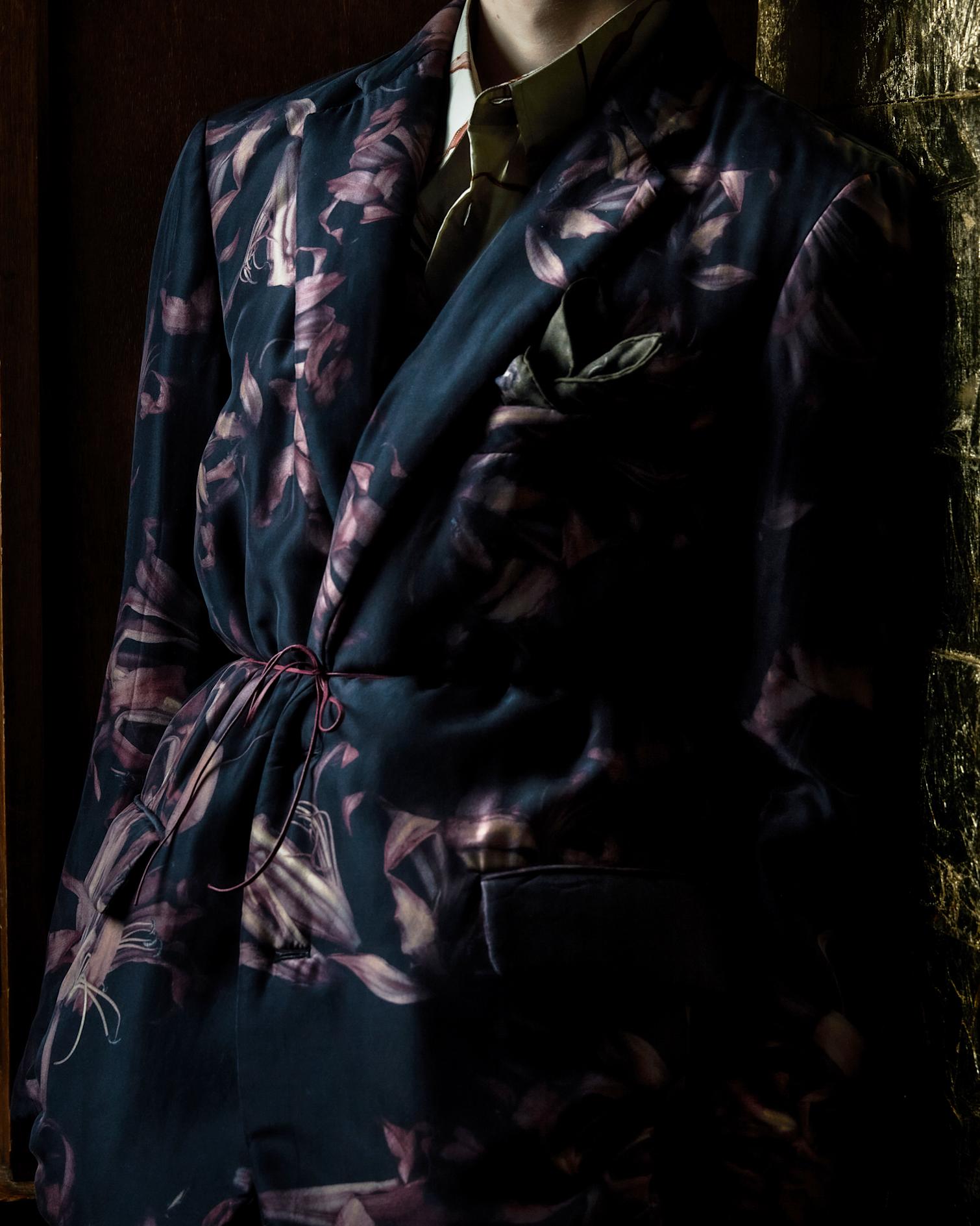 Vintage Inspired Printed Jacket for Men