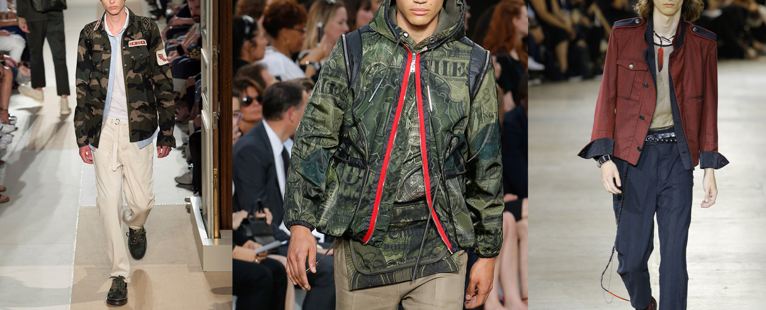 Spring/Summer 2017 Trend Report: Menswear - military